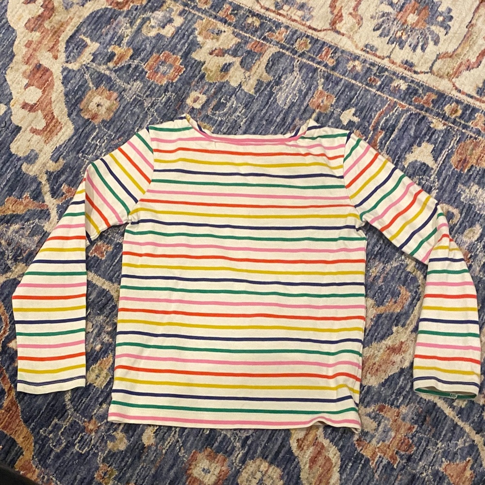 BodenColorful Striped Kids Shirt